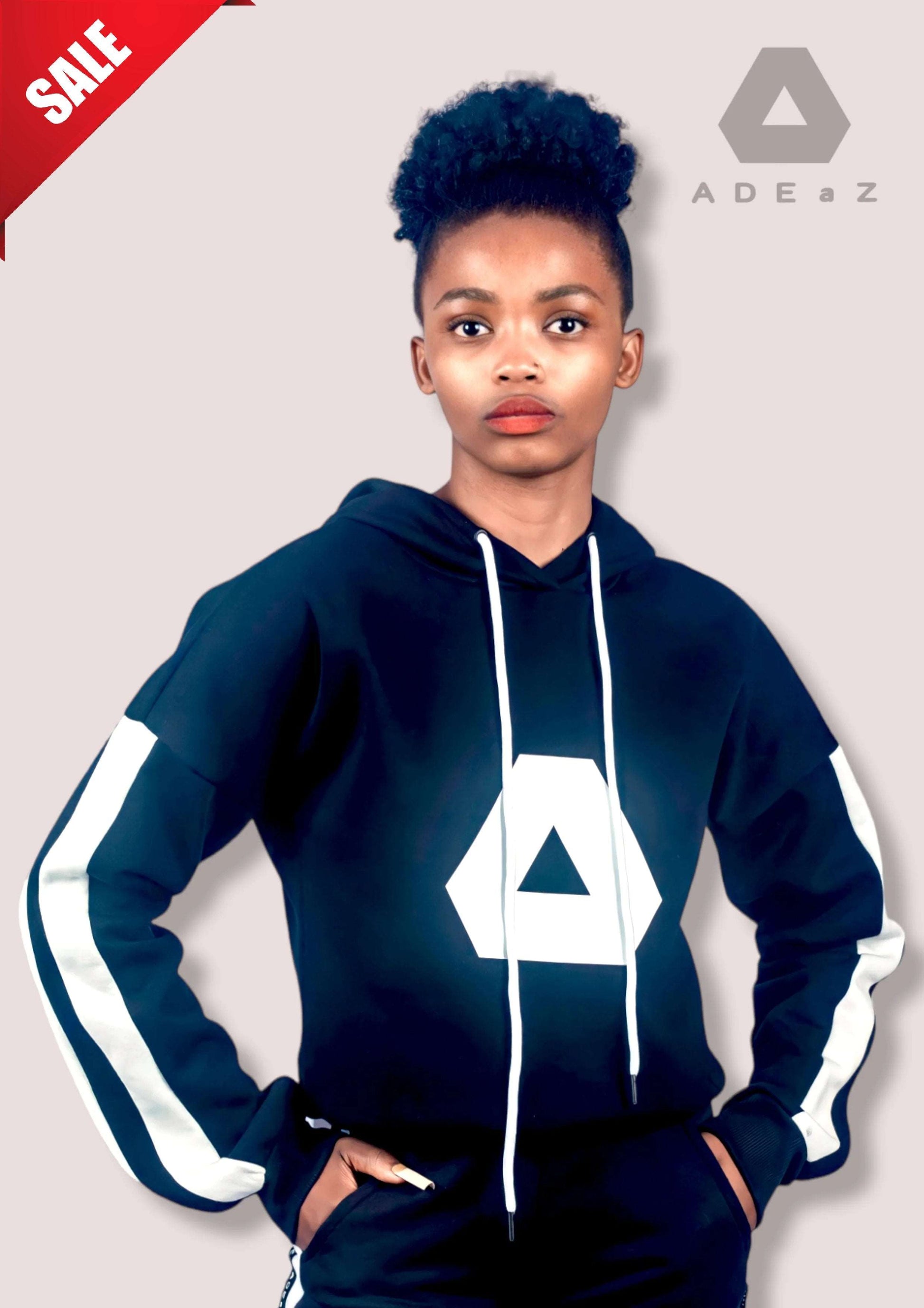 Ladies Comfy Stripe Hoodie: Cozy and stylish striped hoodie for women, perfect for casual comfort.