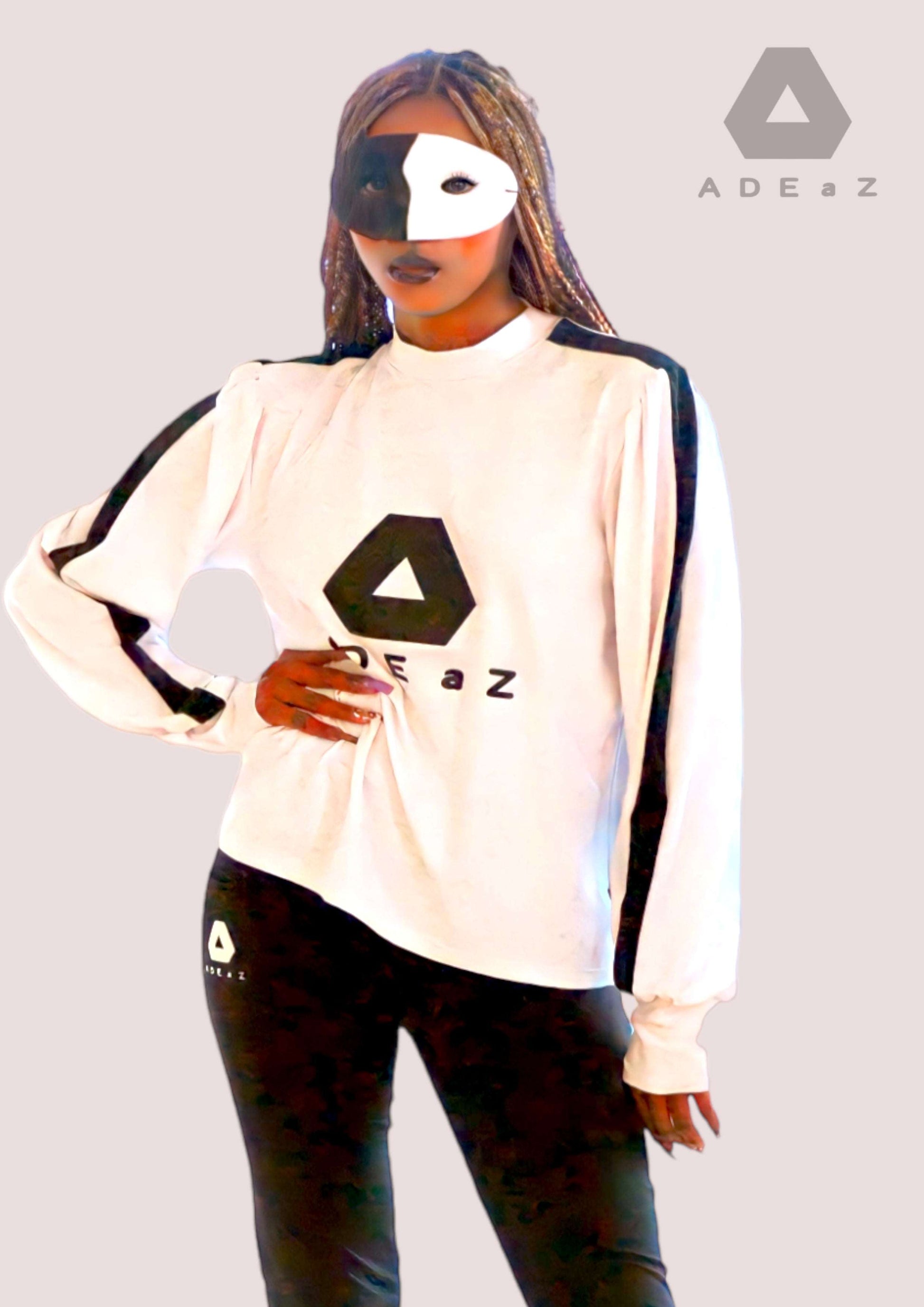 Long Sleeve Cool Freestyle Blouse: A stylish and relaxed long-sleeve blouse with a free-spirited vibe.