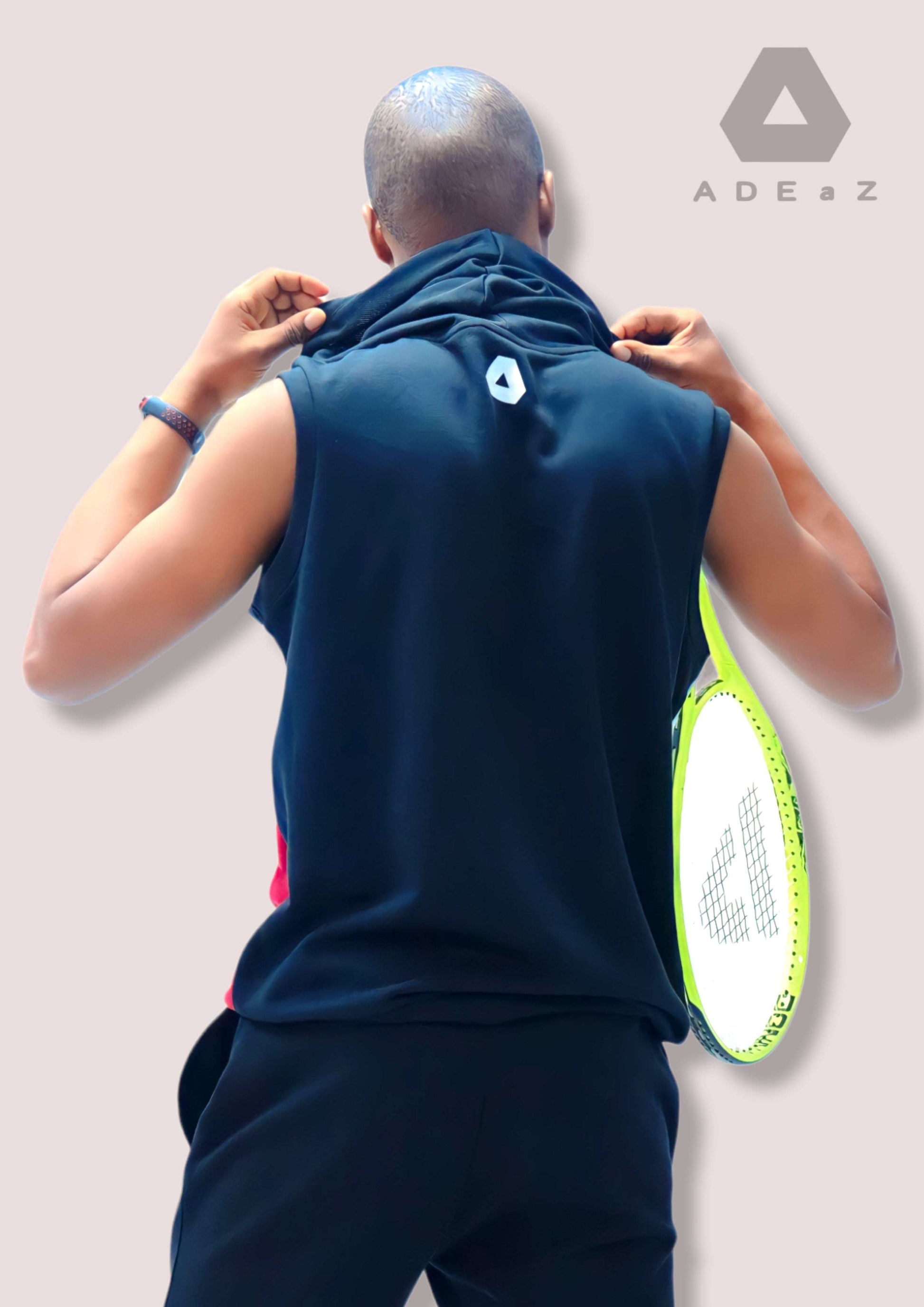 Man's Muscle Hugger Hoodie Shirt