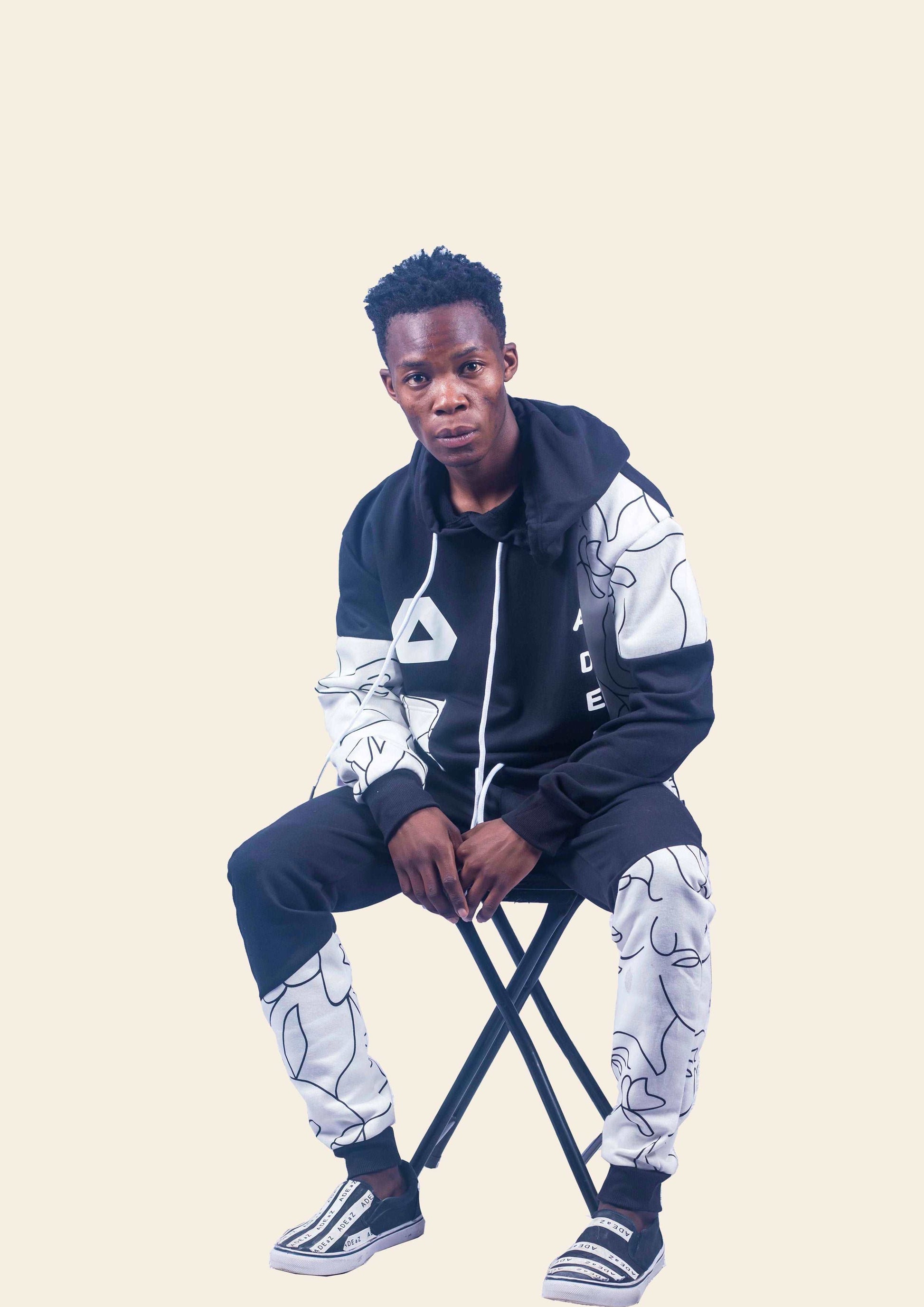 Man's two tone Golfer fleece