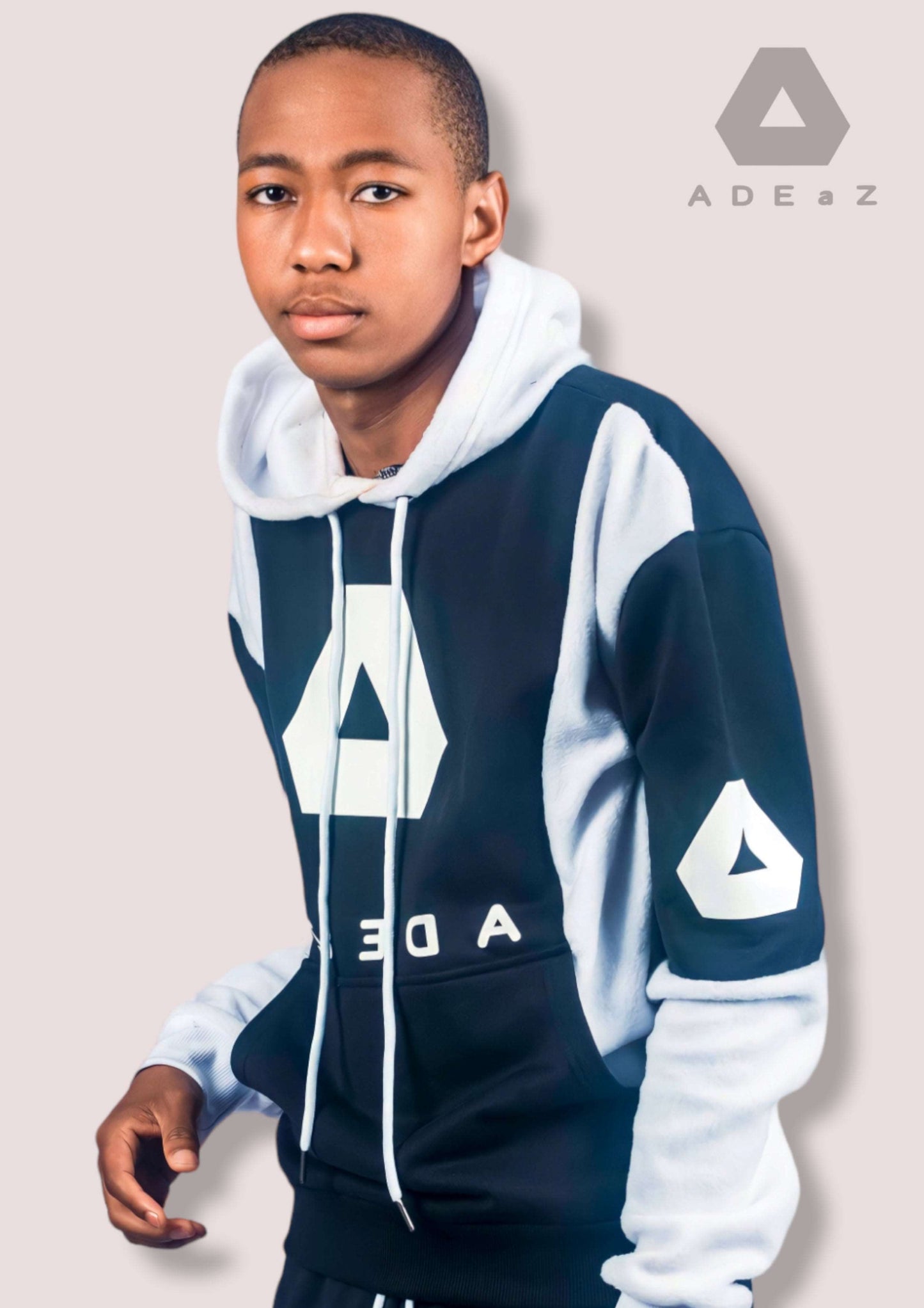 Image of a men's athletic hoodie, featuring a sporty design for performance and comfort during workouts and active lifestyle.