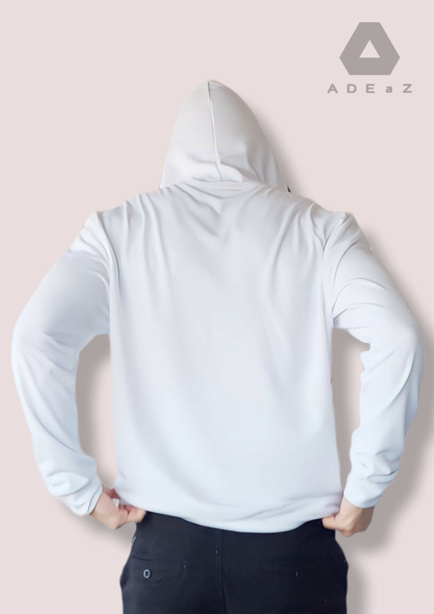 Fashion Hoodie with Stripe: Stylish hoodie featuring a fashionable stripe accent