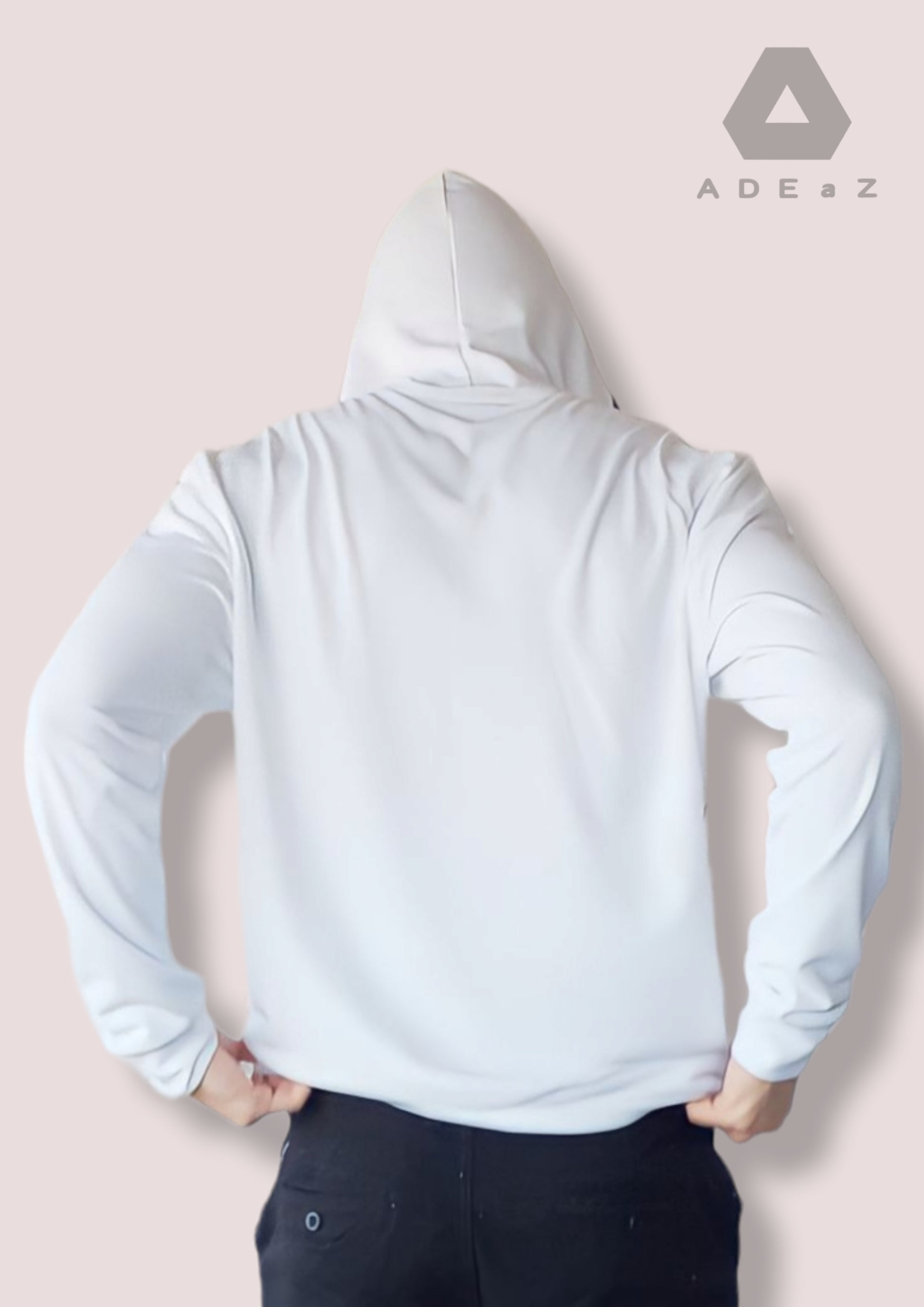 Fashion Hoodie with Stripe: Stylish hoodie featuring a fashionable stripe accent