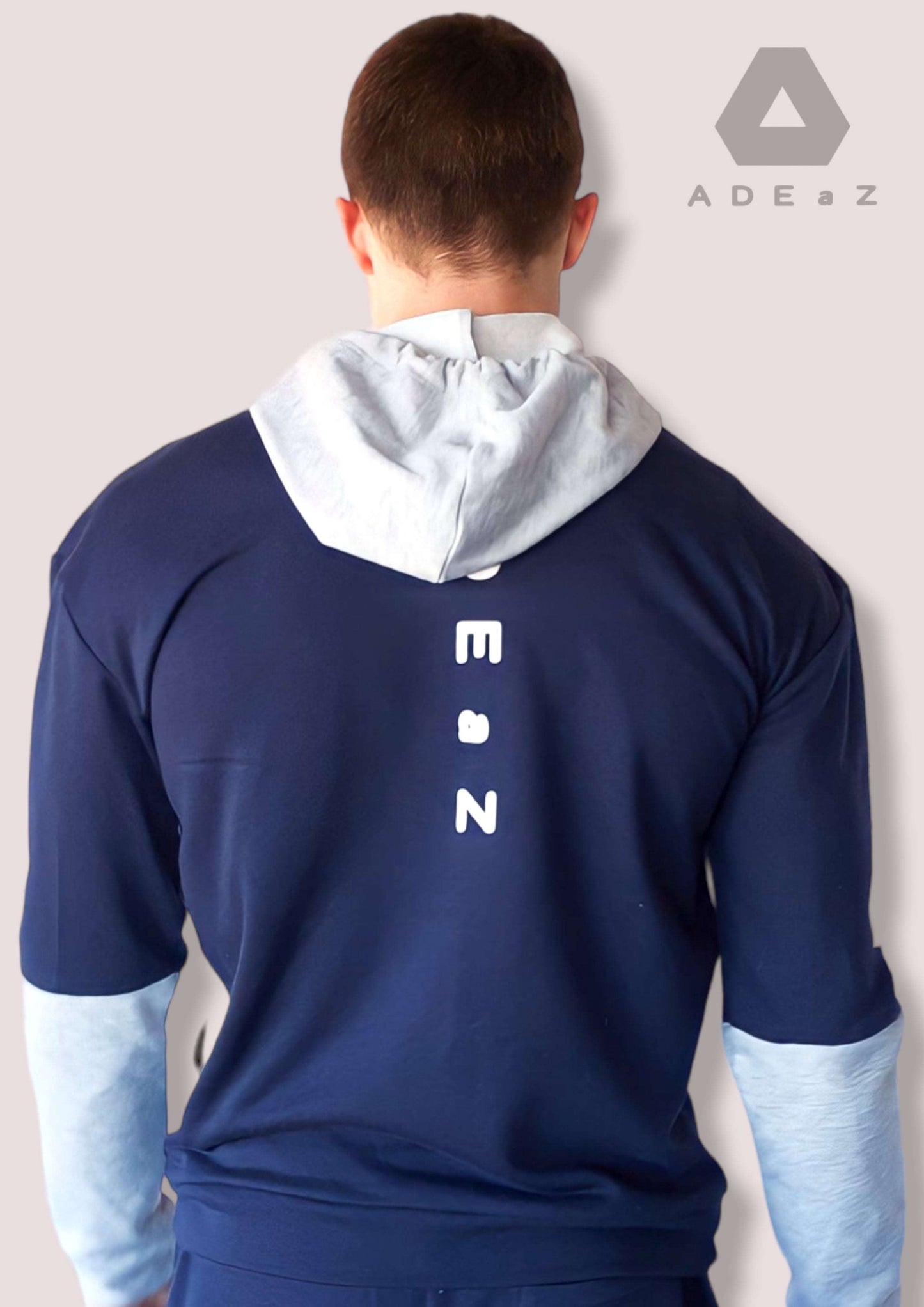 Image of a men's athletic hoodie, featuring a sporty design for performance and comfort during workouts and active lifestyle.