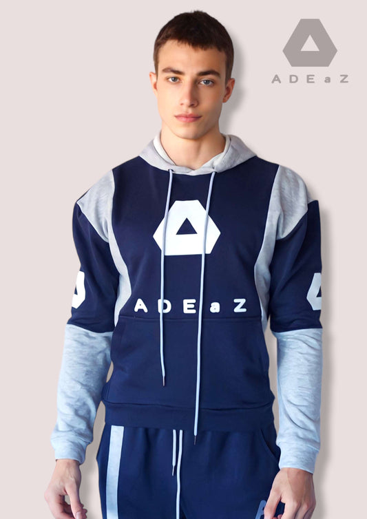 Image of a men's athletic hoodie, featuring a sporty design for performance and comfort during workouts and active lifestyle.