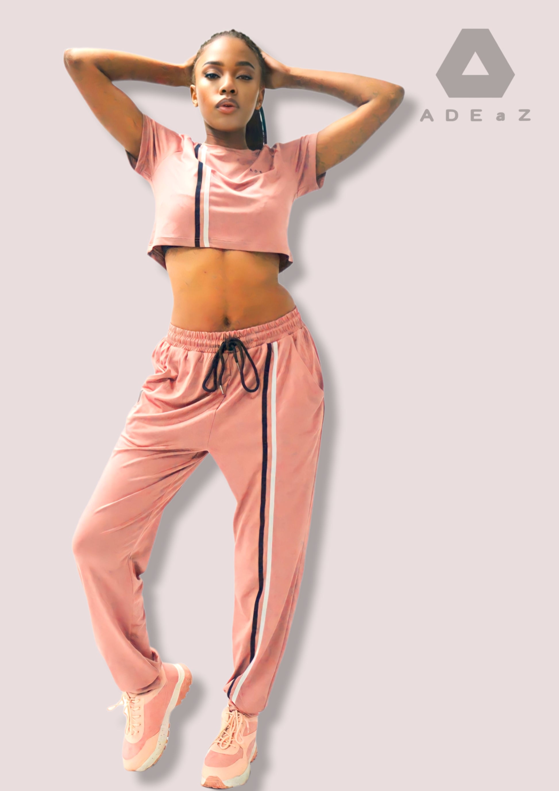 Ladies Pink Track pant