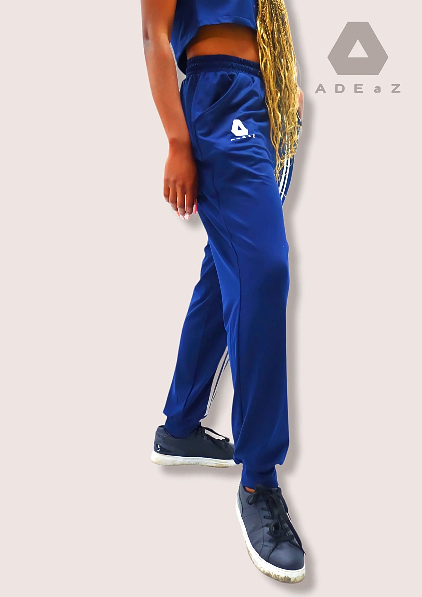 ladies Blue two piece track pant