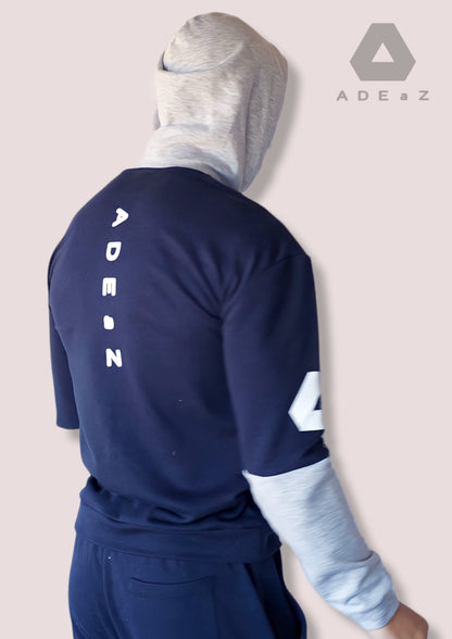 Image of a men's athletic hoodie, featuring a sporty design for performance and comfort during workouts and active lifestyle.