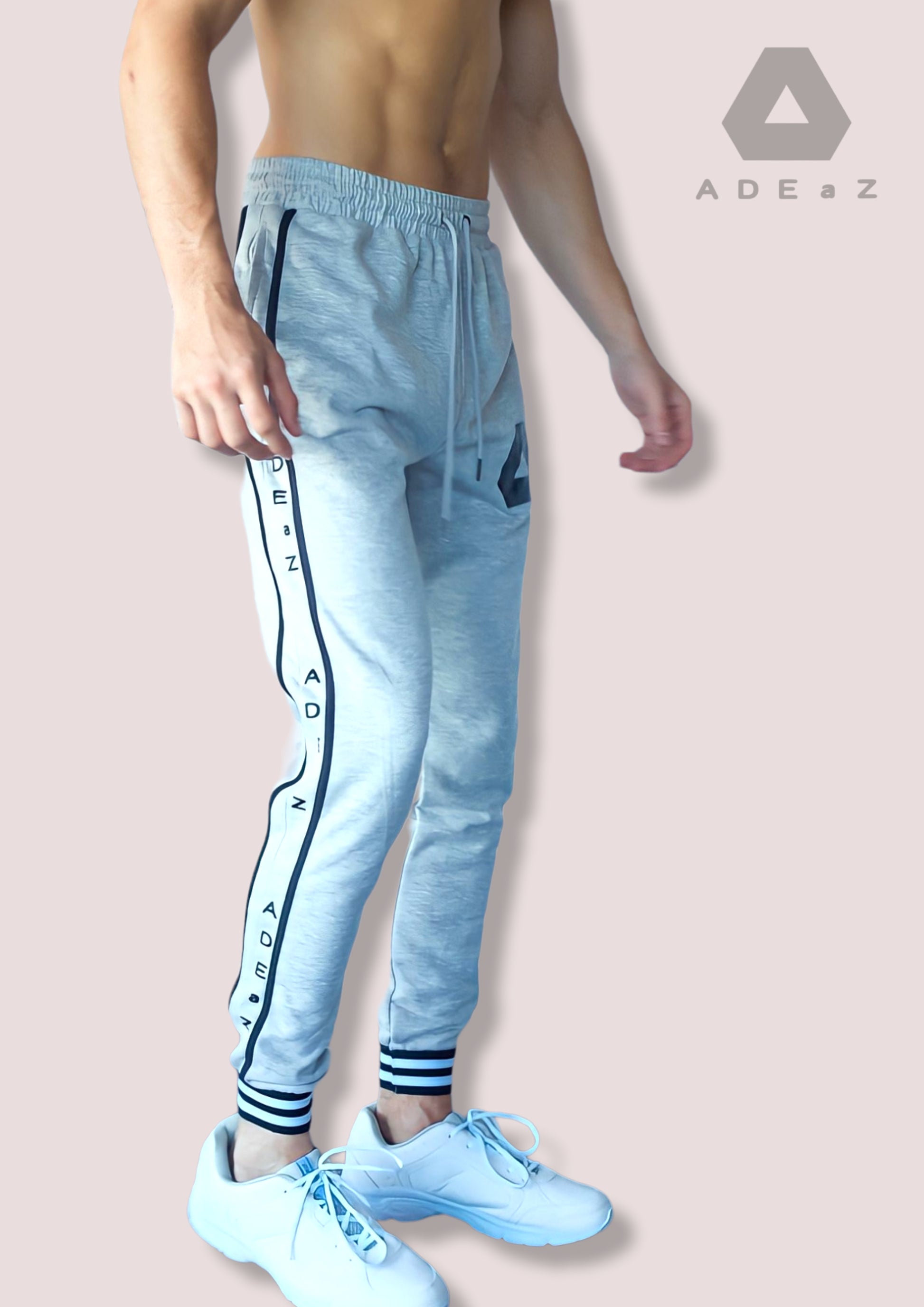 Men's Details Jogger: Stylish jogger pants for men featuring intricate design elements.